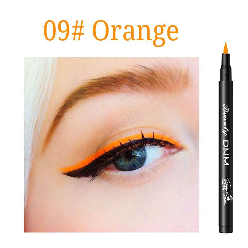 Dnm Color Eyeliner Long-Lasting Waterproof And Non-Smudge Liquid Eyeliner - Mubimart