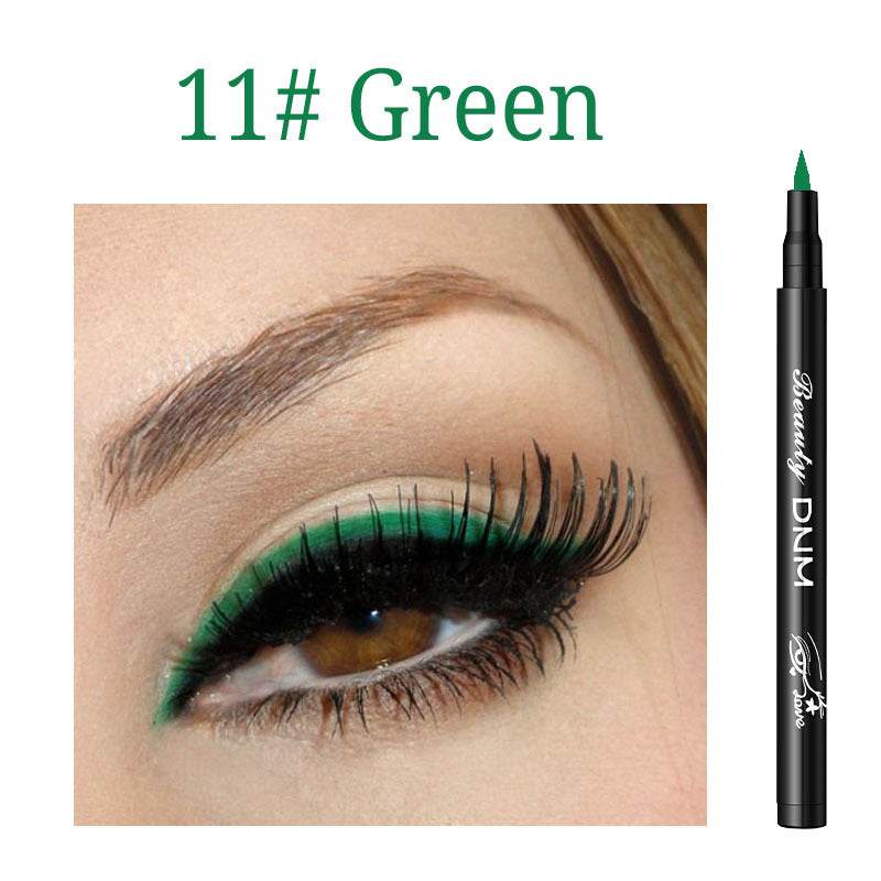Dnm Color Eyeliner Long-Lasting Waterproof And Non-Smudge Liquid Eyeliner - Mubimart