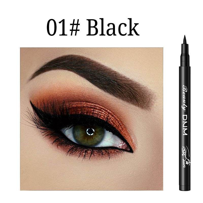 Dnm Color Eyeliner Long-Lasting Waterproof And Non-Smudge Liquid Eyeliner - Mubimart