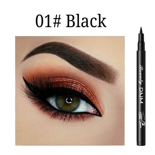 Dnm Color Eyeliner Long-Lasting Waterproof And Non-Smudge Liquid Eyeliner - Mubimart