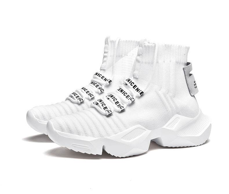 Socks Shoes Daddy Shoes Sports Shoes Men'S Large Size Trendy Shoes Casual Shoes - Mubimart
