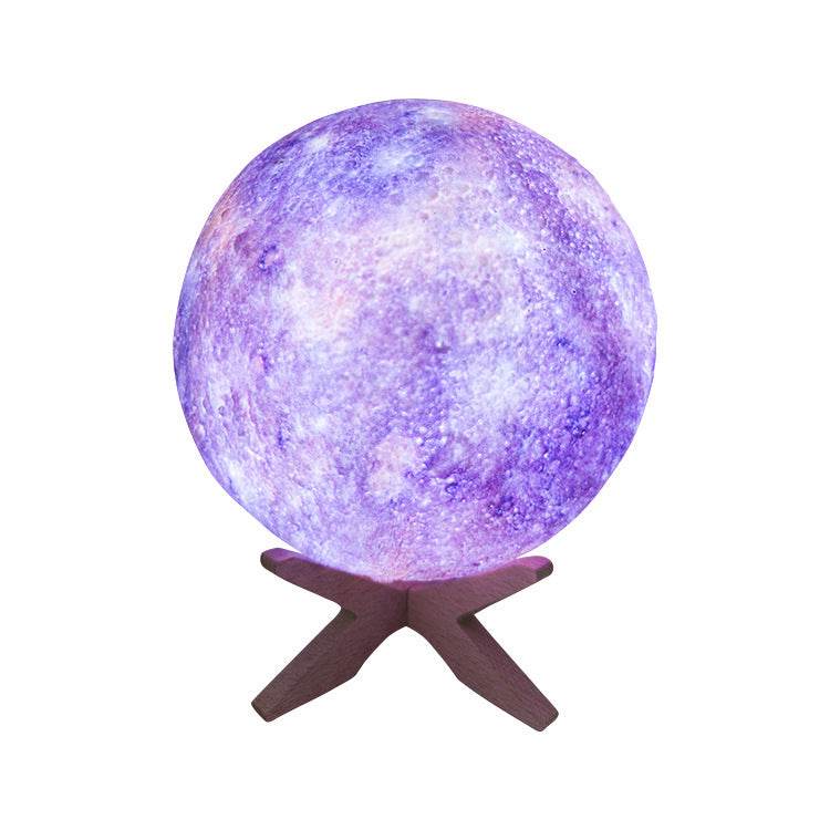 Dovetail Bracket Moon Lamp Children's Gift Creative Table Lamp - Mubimart