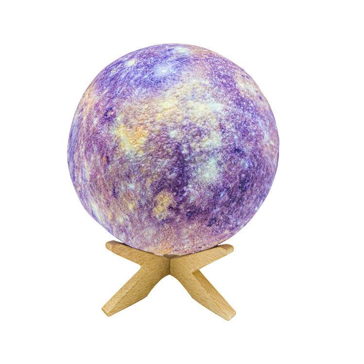 Dovetail Bracket Moon Lamp Children's Gift Creative Table Lamp - Mubimart