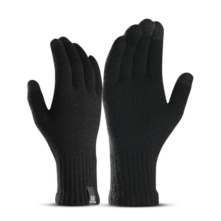 Winter Outdoor Riding Warm Touchscreen Handschoenen Antislip Mannen en Vrouwen Skiën Koudebestendig Breien Winddicht Plus Fluweel Verdikking Warmteverzameling