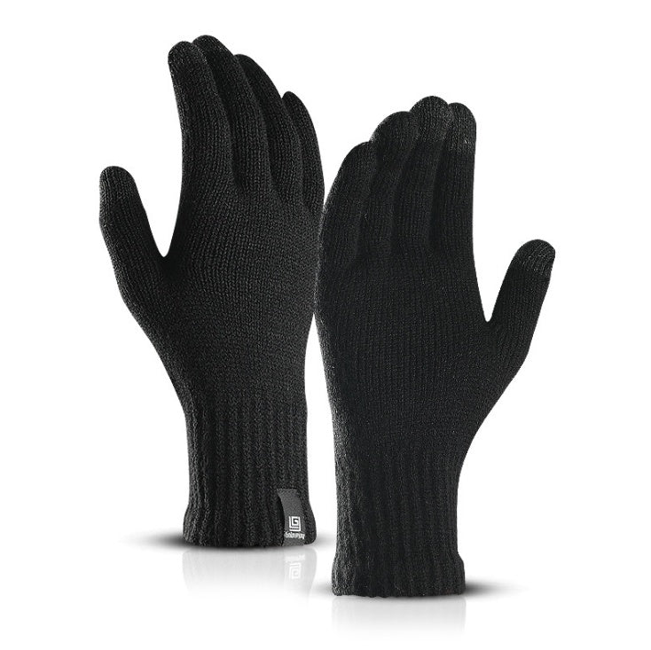 Winter Outdoor Riding Warm Touchscreen Handschoenen Antislip Mannen en Vrouwen Skiën Koudebestendig Breien Winddicht Plus Fluweel Verdikking Warmteverzameling