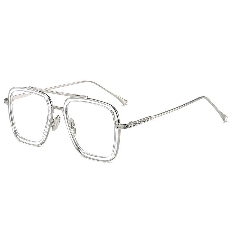 New Iron Man Sunglasses European and American Fashion Box Downey Same Sunglasses Mens Trendy Glasses Cross-border - Mubimart