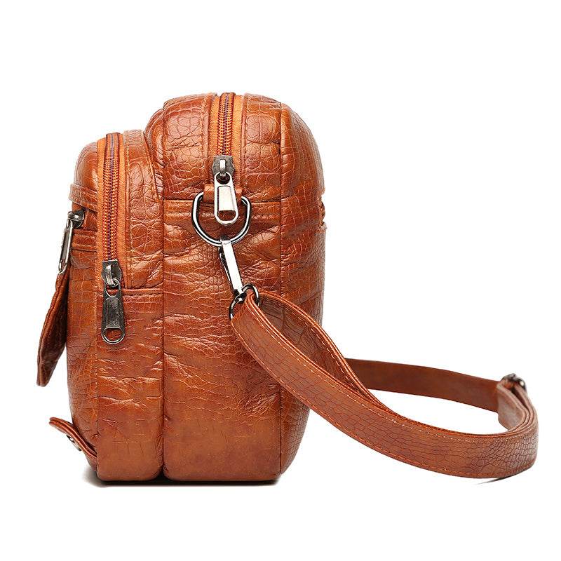 Leather Shoulder Bag For Women - Mubimart