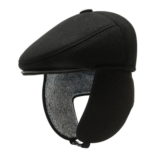 Thickened earmuffs and velvet warm cotton cap