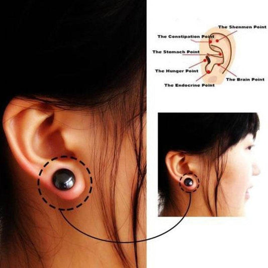 Magnetic Black Earrings For Men And Women - Mubimart