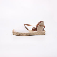 Sommer Neue Atmungsaktive Fischerschuhe Für Damen Europäische Und Amerikanische Mode Baotou Sandalen Damen Espadrille Bequeme Damen Flache Absätze