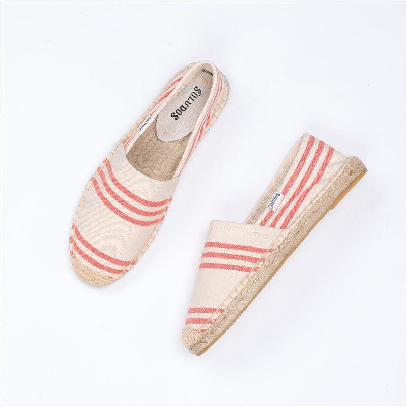 Espadrilles met één been en vissersschoenen