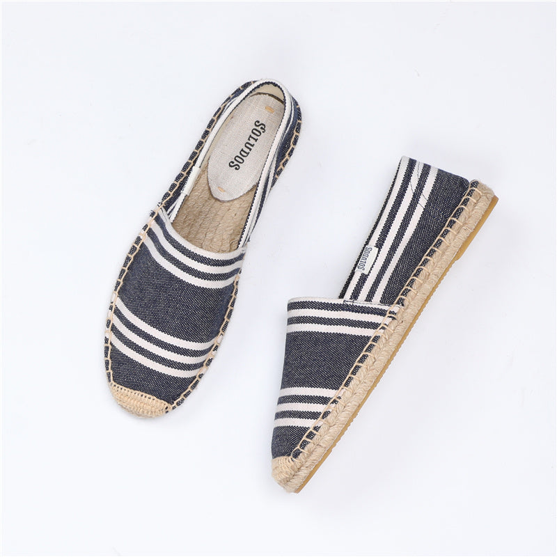 Espadrilles met één been en vissersschoenen