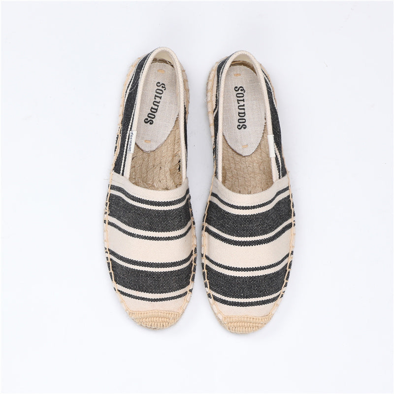 One Legged Straw Espadrilles Fisherman Shoes