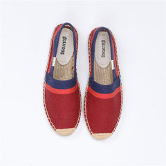 One Legged Straw Espadrilles Fisherman Shoes