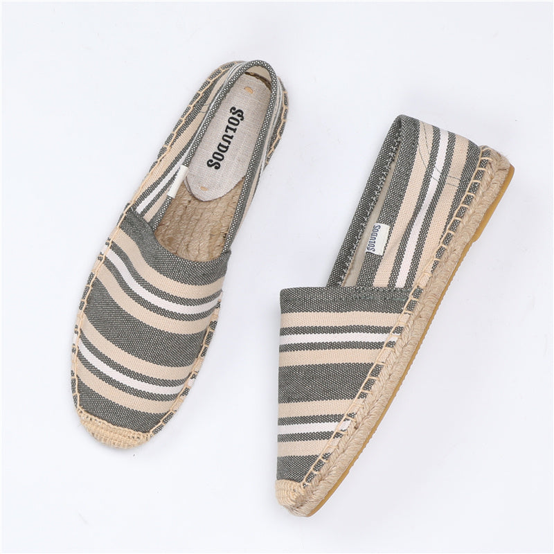 Espadrilles met één been en vissersschoenen