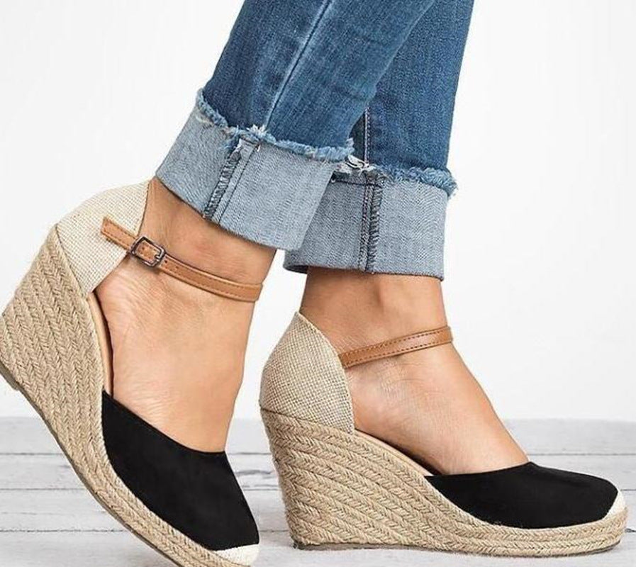 Dames Pumps Schoenen Espadrilles Wedges Platform Enkel Gesp Klinknagel