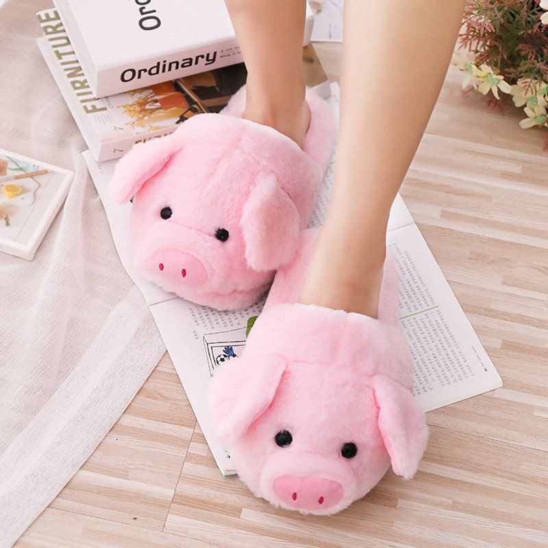 Slippers House Women Warm Slipper Winter Home Shoes Plush - Mubimart -  