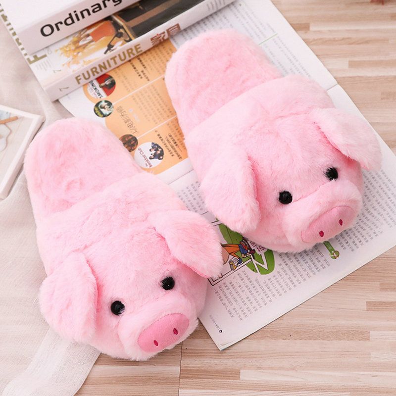 Slippers House Women Warm Slipper Winter Home Shoes Plush - Mubimart -  