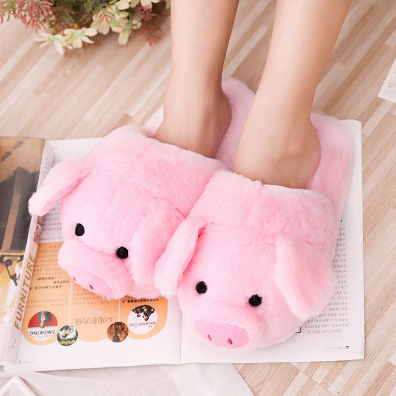 Slippers House Women Warm Slipper Winter Home Shoes Plush - Mubimart -  