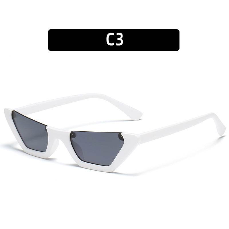 Retro Cat Eye Sunglasses Women Fashion - Mubimart