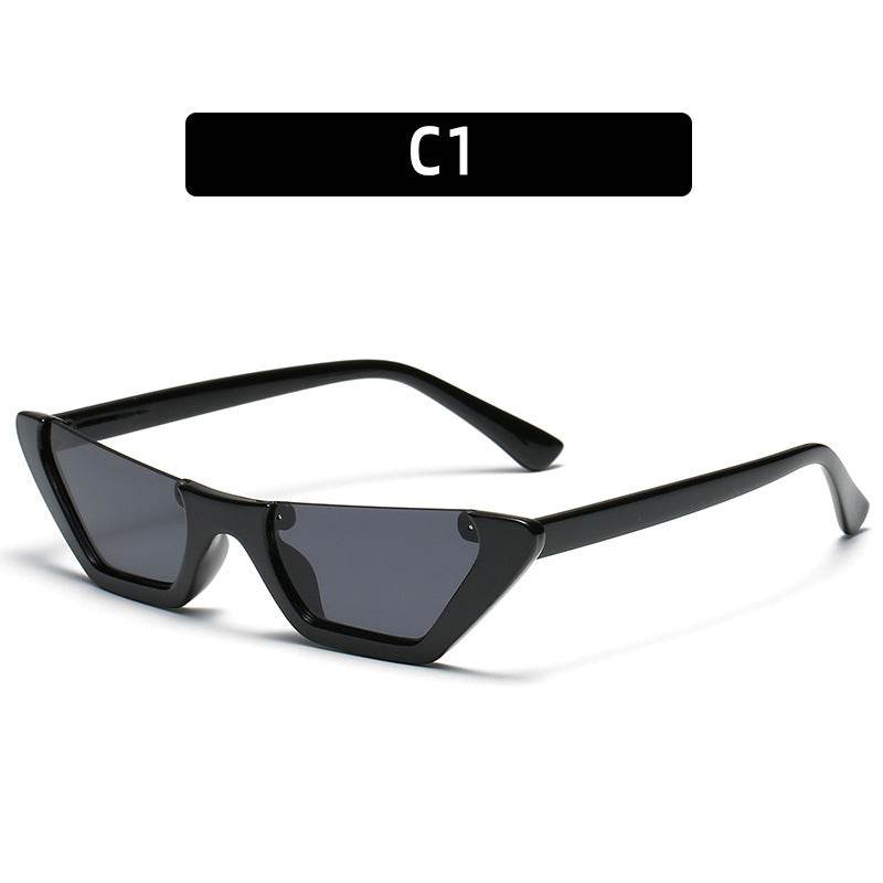 Retro Cat Eye Sunglasses Women Fashion - Mubimart