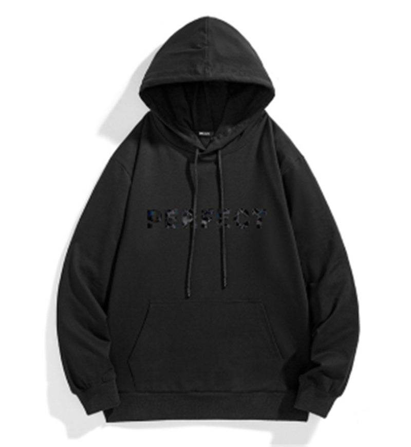 Sweatshirt Men's Hooded Plus Fat Pullover Hoodie Young Students Plus Fat Plus Size Warm Jacket - Mubimart