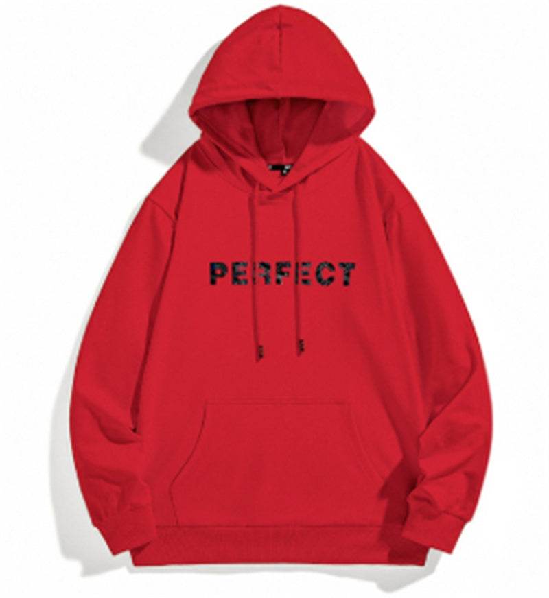 Sweatshirt Men's Hooded Plus Fat Pullover Hoodie Young Students Plus Fat Plus Size Warm Jacket - Mubimart