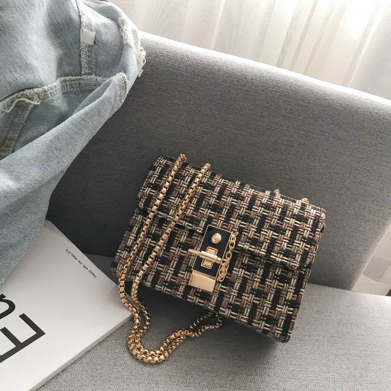 Chain Shoulder Small Bag Women Messenger Bag - Mubimart