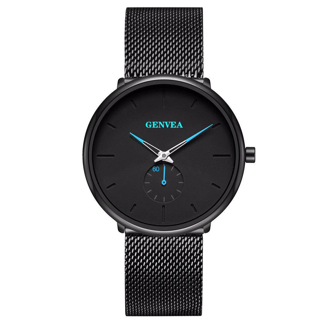 Fashion Casual Geneva Mens Watch Quartz Stainless Steel Brand Wristwatch Analog Watches Wrist - Mubimart