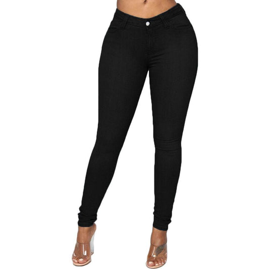 Explosive Style Jeans Women European Style Women'S Skinny Jeans Pencil Pants Xl - Mubimart