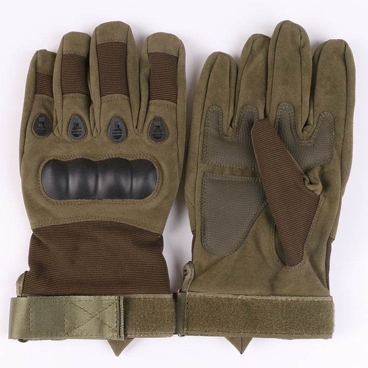 New Outdoor Tactical Gloves Men And Women Full Finger Motorcycle Gloves Cs Long Finger Sports Cycling Fitness Gloves - Mubimart