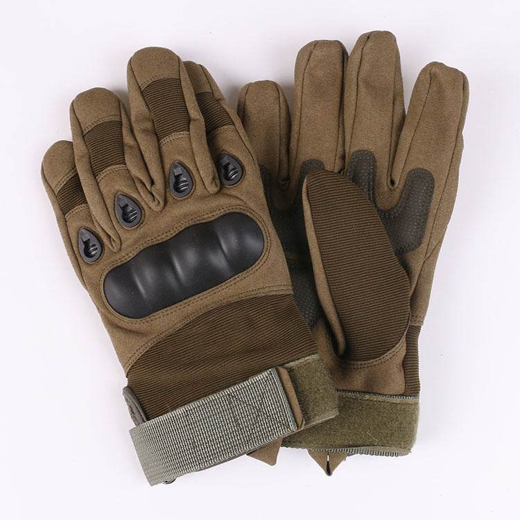 New Outdoor Tactical Gloves Men And Women Full Finger Motorcycle Gloves Cs Long Finger Sports Cycling Fitness Gloves - Mubimart