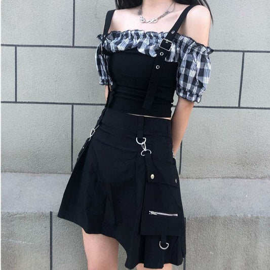 Slim Slim Workwear Skirt - Mubimart