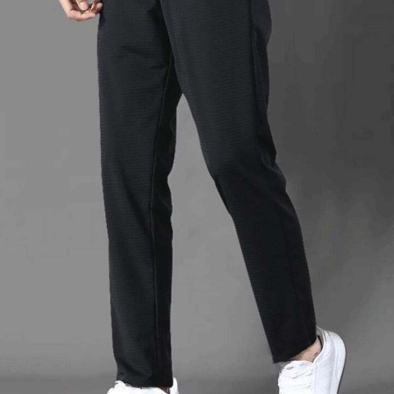Men's Fashion Ice Silk Mesh Sweatpants - Mubimart