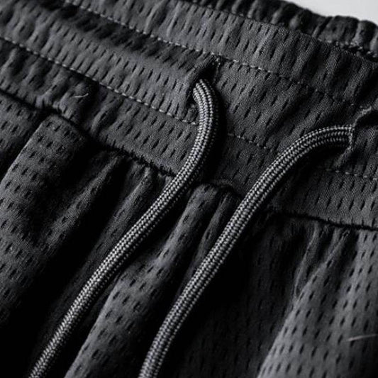Men's Fashion Ice Silk Mesh Sweatpants - Mubimart