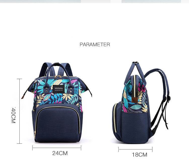 Multifunctional mother bag, baby bag, baby bottle, diaper backpack - Mubimart