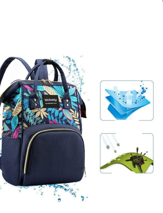 Multifunctional mother bag, baby bag, baby bottle, diaper backpack - Mubimart