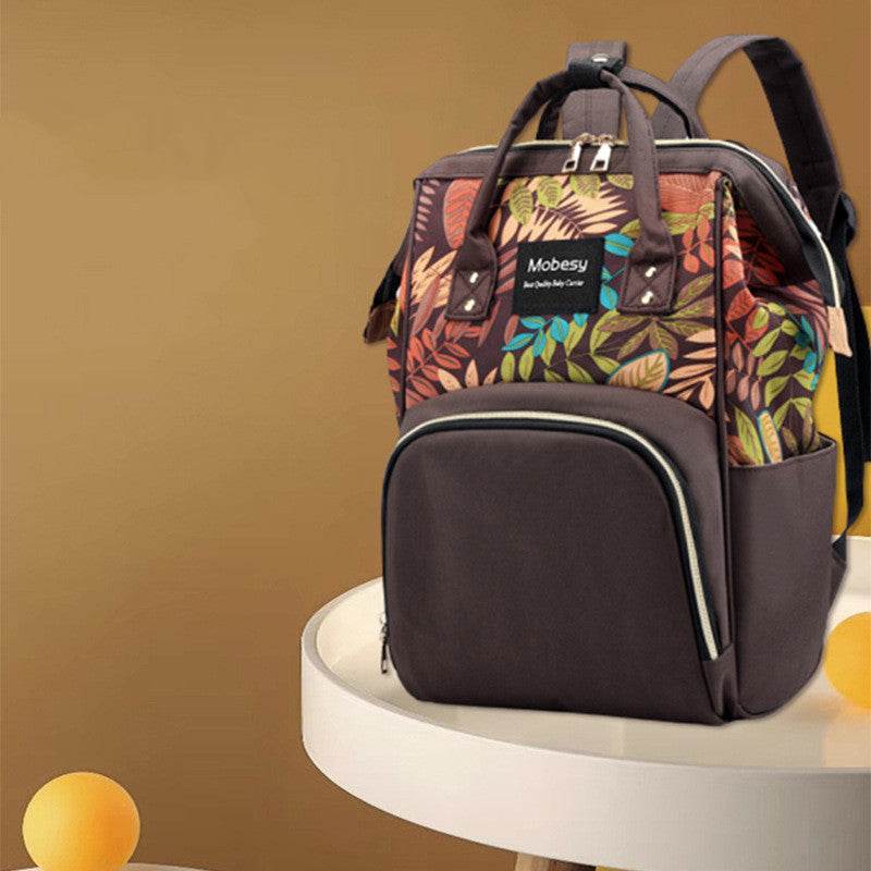Multifunctional mother bag, baby bag, baby bottle, diaper backpack - Mubimart