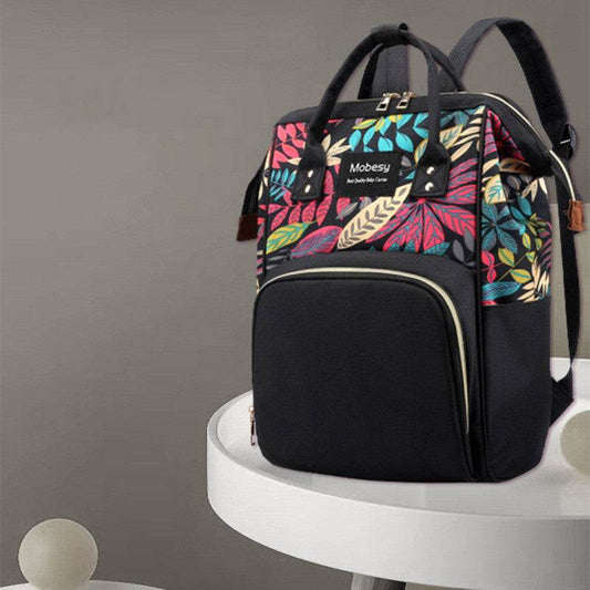 Multifunctional mother bag, baby bag, baby bottle, diaper backpack - Mubimart