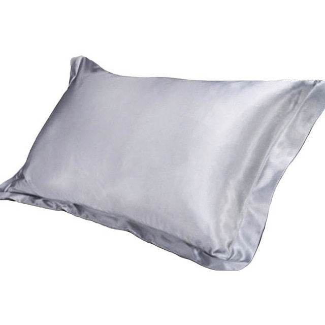 Pure Emulation Silk Satin Pillowcase Comfortable Pillowcase - Mubimart