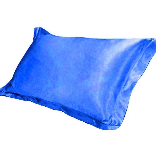 Pure Emulation Silk Satin Pillowcase Comfortable Pillowcase - Mubimart