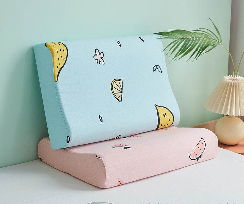 A Pair Of Latex Pillowcases And Pillowcases Are Thicker Than Pure Cotton ChildrenS Memory - Mubimart