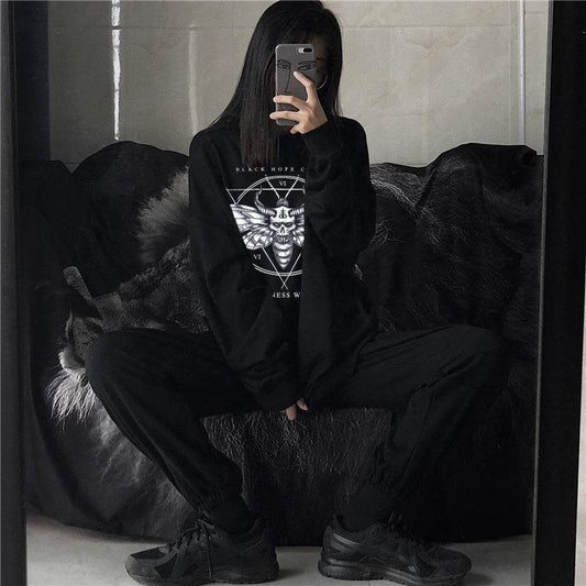 Sweatshirt Women's Sweatshirt Oversized Hoodie Top - Mubimart