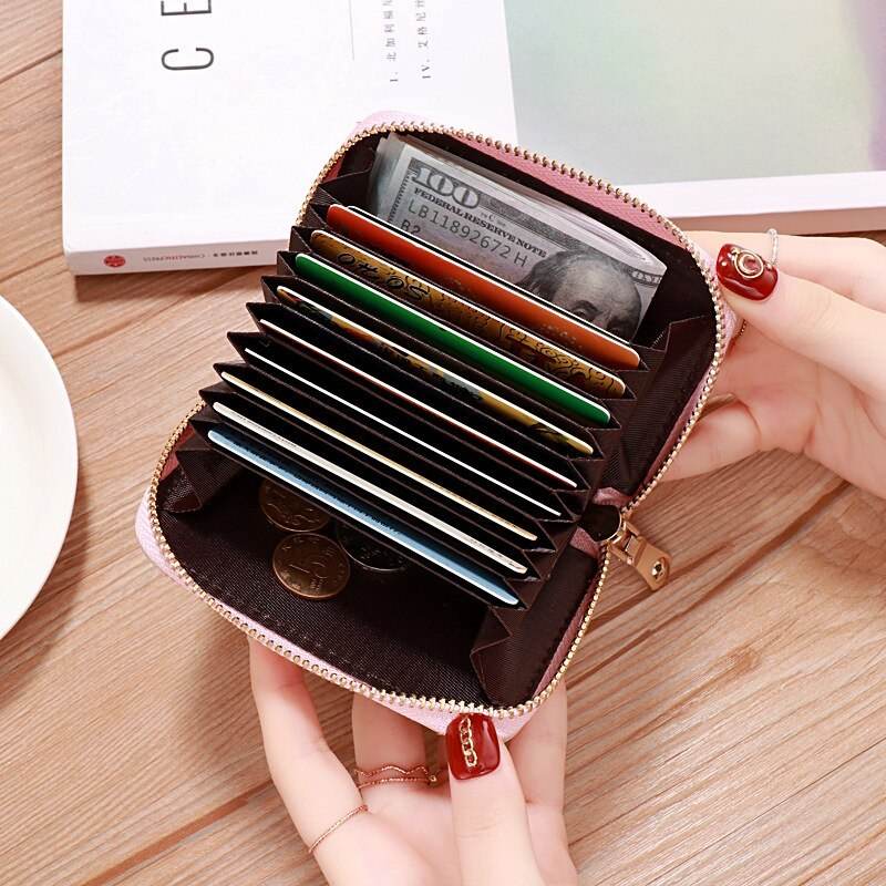 Women's Business Card Holder Small Organ Card Holder Cute Mini Card Holder - Mubimart