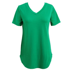 Women's T-shirt Summer Plus Size Tee Basic Shirts - Mubimart -  