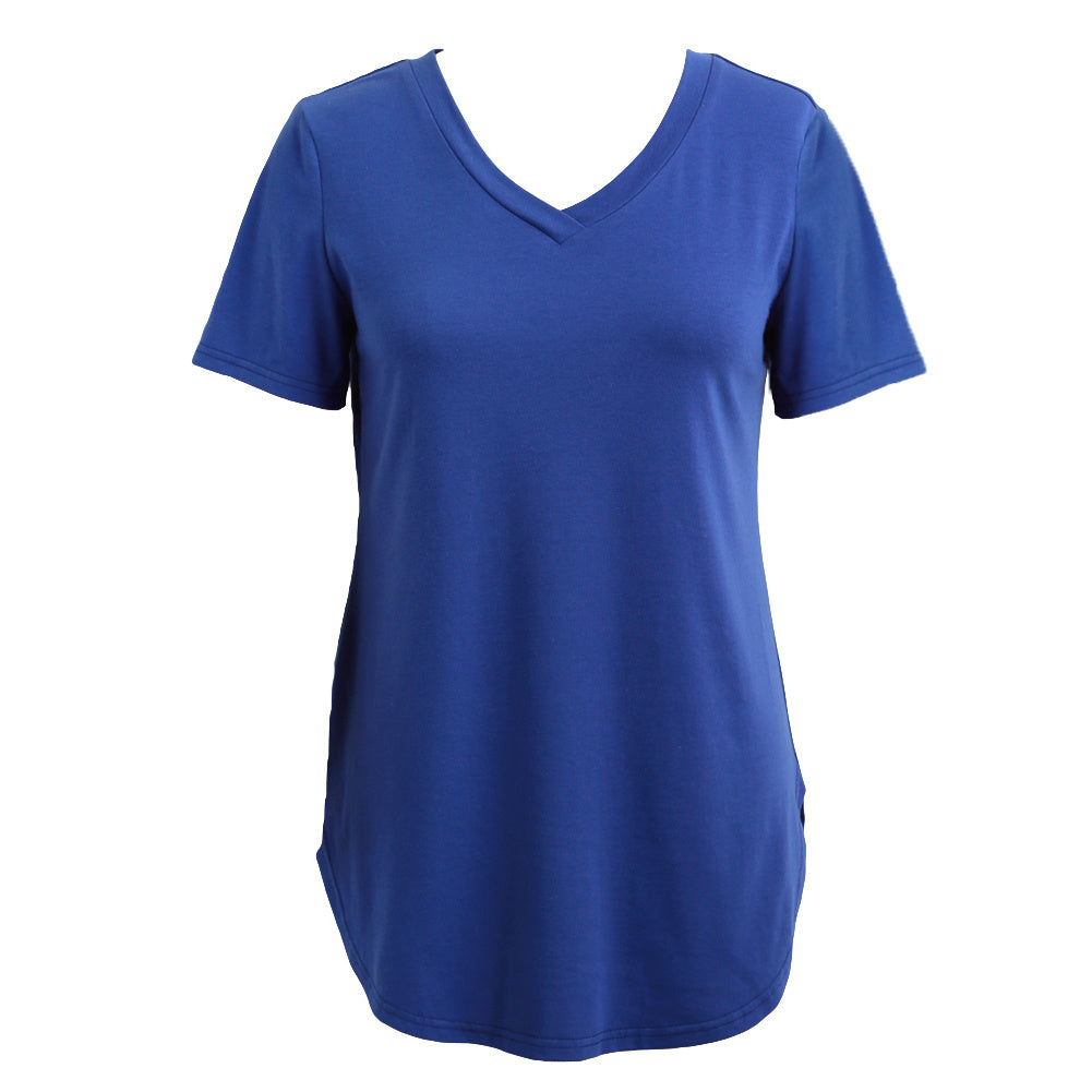 Women's T-shirt Summer Plus Size Tee Basic Shirts - Mubimart -  