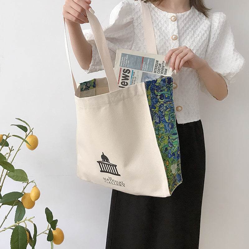 Youda Original Fashion Women Bags Casual Style Female Shopping Bag Simple Ladies Handbags Canvas Tote For Girls Sweet Handbag - Mubimart