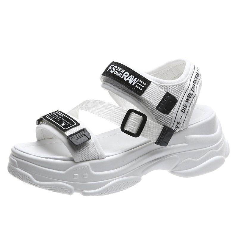 Sports Style Women's Shoes Velcro Sandals Women Platform Sandals Women - Mubimart