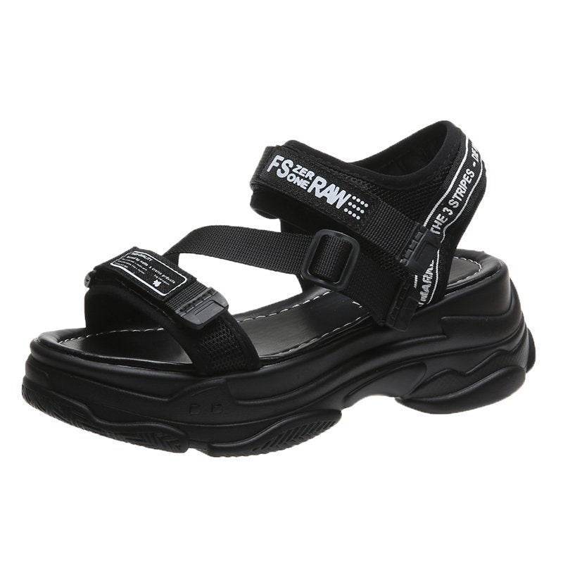 Sports Style Women's Shoes Velcro Sandals Women Platform Sandals Women - Mubimart