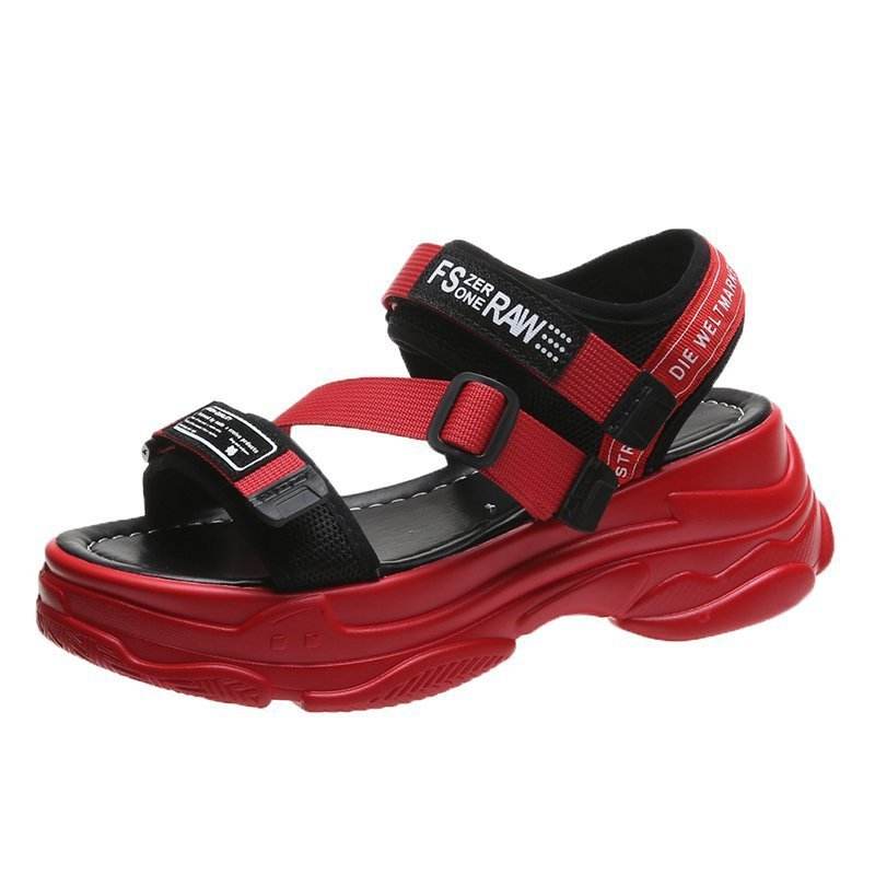 Sports Style Women's Shoes Velcro Sandals Women Platform Sandals Women - Mubimart
